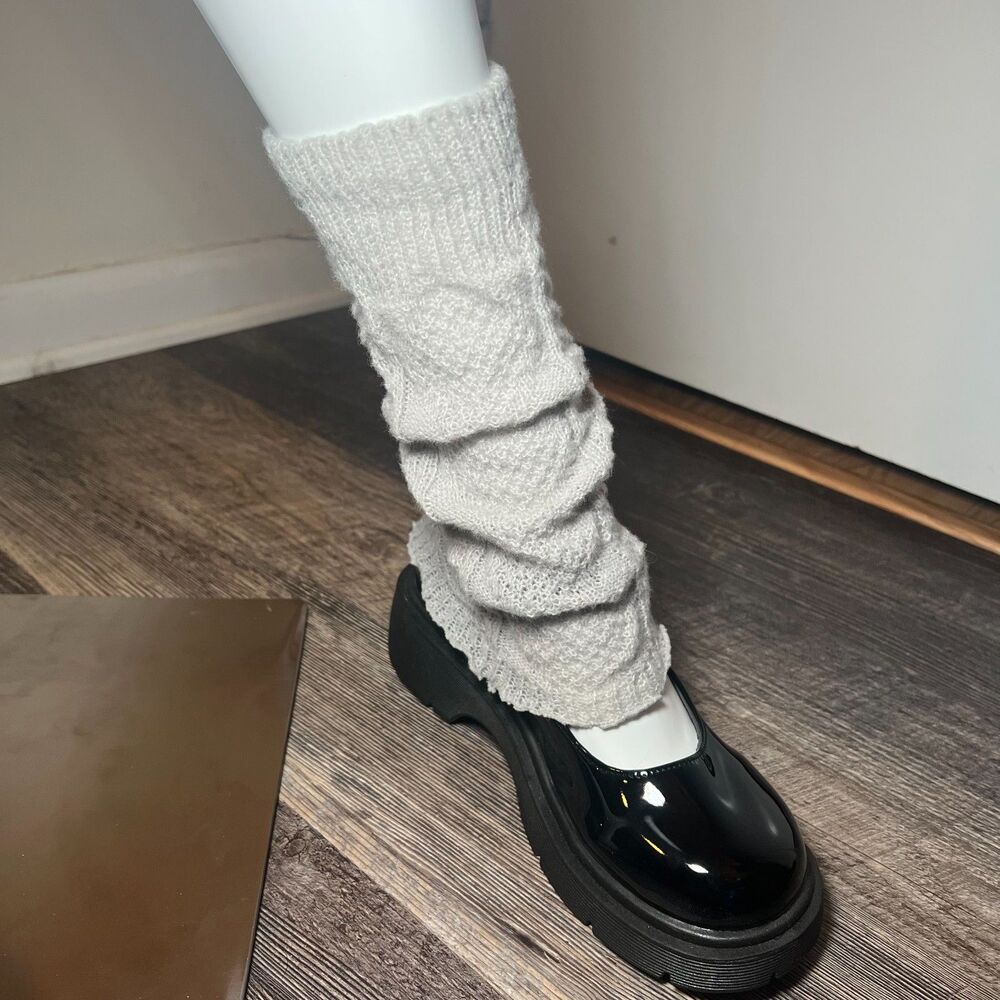 Cable-Knit Leg Warmers / Long Fingerless Arm Warmers - Coquette Ballet Y2K Twee